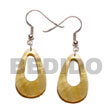 Natural 35mm Teardrop mother of pearl   Hole BFJ5059ER Shell Beads Shell Jewelry Shell Earrings