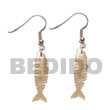 Natural 35mm Fishbone hammer shell BFJ5068ER Shell Beads Shell Jewelry Shell Earrings