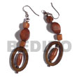 Natural Dangling 30mmx20mm Oval BFJ5606ER Shell Beads Shell Jewelry Shell Earrings