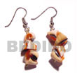 Natural Dangling Everlasting Luhuanus BFJ673ER Shell Beads Shell Jewelry Shell Earrings