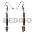 Natural Dangling Sig-id   2-3mm Coco BFJ998ER Shell Beads Shell Jewelry Coco Earrings