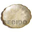 Natural Capiz Scallop Shaped Plate BFJ012GD Shell Beads Shell Jewelry Capiz Shell Gifts And Decor Set