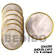 Natural 1 Set Capiz Glass Coaster