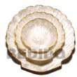 Natural Capiz Noble Scallop Plate