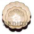 Natural Round Capiz Scallop Bowl- BFJ048GD Shell Beads Shell Jewelry Capiz Shell Gifts And Decor Set