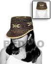 Natural Rattan Cora Hat Plastic   BFJ001HAT Shell Beads Shell Jewelry Native Hats