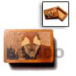 Natural Wooden Jewelry Box  Mini Box BFJ004JB Shell Beads Shell Jewelry Jewelry Box