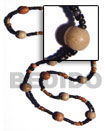 Natural  incheskalandrakas inches- Asstd. Wood BFJ1860NK Shell Beads Shell Jewelry Long Endless Necklace