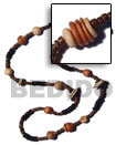 Natural  incheskalandrakas inches- Asstd. Wood BFJ1861NK Shell Beads Shell Jewelry Long Endless Necklace