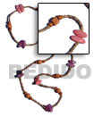 Natural "kalandrakas"- Asstd. Wood Beads Per Necklace When