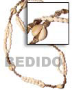 Natural Sigay Scallop-nassa White And BFJ001LEI Shell Beads Shell Jewelry Hawaiian Lei Jewellery