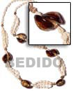 Natural Kaput Shell   Nassa White BFJ004LEI Shell Beads Shell Jewelry Hawaiian Lei Jewellery