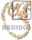 Natural Tahiti - Sigay, White Nassa BFJ006LEI Shell Beads Shell Jewelry Hawaiian Lei Jewellery