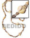 Natural Sigay- Tiger Nassa   Length BFJ008LEI Shell Beads Shell Jewelry Hawaiian Lei Jewellery