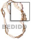 Natural Bomba-white And Tiger Nassa BFJ009LEI Shell Beads Shell Jewelry Hawaiian Lei Jewellery