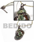 Natural Green Turbo Shell In Green BFJ3344NK Shell Beads Shell Jewelry Shell Necklace