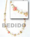 Natural Coco Pokalet Natural Necklace BFJ066NK Shell Beads Shell Jewelry Natural Color Necklace