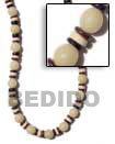 Natural White Buri Seed Beads BFJ070NK Shell Beads Shell Jewelry Seeds Beads Necklace