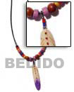 Natural Cord   Coco Pukalet Necklace BFJ099NK Shell Beads Shell Jewelry Natural Color Necklace