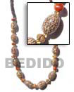 Natural Oval Salwag Necklace With BFJ135NK Shell Beads Shell Jewelry Seeds Beads Necklace