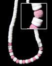 Natural Graduated White Shell In BFJ153NK Shell Beads Shell Jewelry Natural Color Necklace