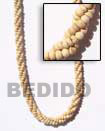 Natural Twisted   2-3 Coco Pukalet BFJ168NK Shell Beads Shell Jewelry Natural Color Necklace