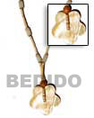 Natural Scallop Mother Of Pearl MOP Necklace