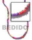 Natural 2-3 Mm Coco Pokalet Color Combination Necklace