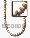 Natural 4-5 Mm Coco Pukalet Tiger Necklace