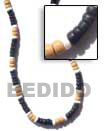 Natural 4-5 Coco Pukalet Black With BFJ200NK Shell Beads Shell Jewelry Natural Color Necklace