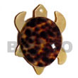 Natural mother of pearl Turtle   Cowrie Back BFJ5084P Shell Beads Shell Jewelry Shell Pendant