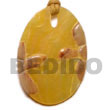 Natural mother of pearl Oval   Skin 40mm Pendants BFJ5086P Shell Beads Shell Jewelry Shell Pendant