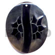 Natural Oval Blacklip   Groove   BFJ5087P Shell Beads Shell Jewelry Shell Pendant