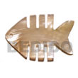 Natural Hammershell Fishbone Pendants