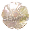 Natural MOP Sunshine Flower 40mm Pendants