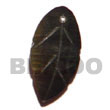 Natural Blacklip Leaf 15mm Pendants