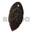 Natural Blacklip Leaf 15mm Pendants BFJ5144P Shell Beads Shell Jewelry Shell Pendant