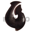 Natural Horn Fish Hook 40mm Pendants BFJ5186P Shell Beads Shell Jewelry Horn Pendants