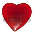 Natural Red Heart Horn 40mm Pendants BFJ5204P Shell Beads Shell Jewelry Horn Pendants