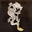 Natural Flying MOP Dragon Carving 45mm Pendants