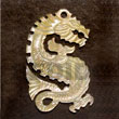 Natural Dragon mother of pearl Carving 40mm BFJ5212P Shell Beads Shell Jewelry Shell Pendant