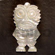 Natural Owl MOP Carving 40mm Pendants