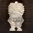 Natural Owl mother of pearl Carving 40mm Pendants BFJ5221P Shell Beads Shell Jewelry Shell Pendant