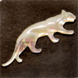 Natural Jaguar mother of pearl 40mm Pendants BFJ5244P Shell Beads Shell Jewelry Shell Pendant