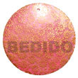 Natural Round 40mm Pink hammer shell BFJ5342P Shell Beads Shell Jewelry Hand Painted Pendant