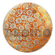 Natural Round 40mm Orange hammer shell BFJ5348P Shell Beads Shell Jewelry Hand Painted Pendant