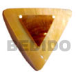 Natural Triangle 50mm MOP W/ Skin Pendants