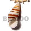 Natural Land Snail Pendants BFJ5424P Shell Beads Shell Jewelry Shell Pendant