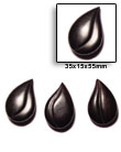 Natural Camagong Teardrop Pendants BFJ560P Shell Beads Shell Jewelry Wooden Pendant