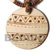 Coco Pendant W/ Aztec Burning Design